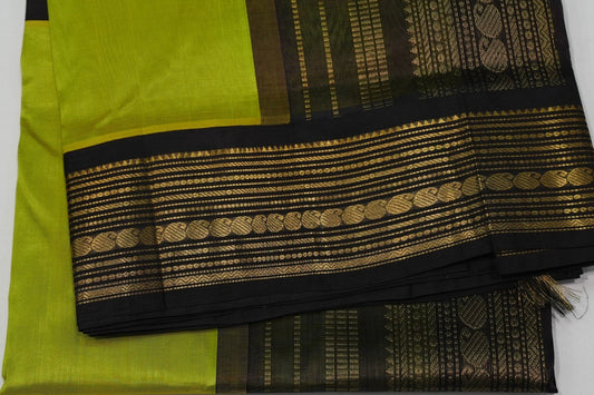 Plain vintage silk cotton saree