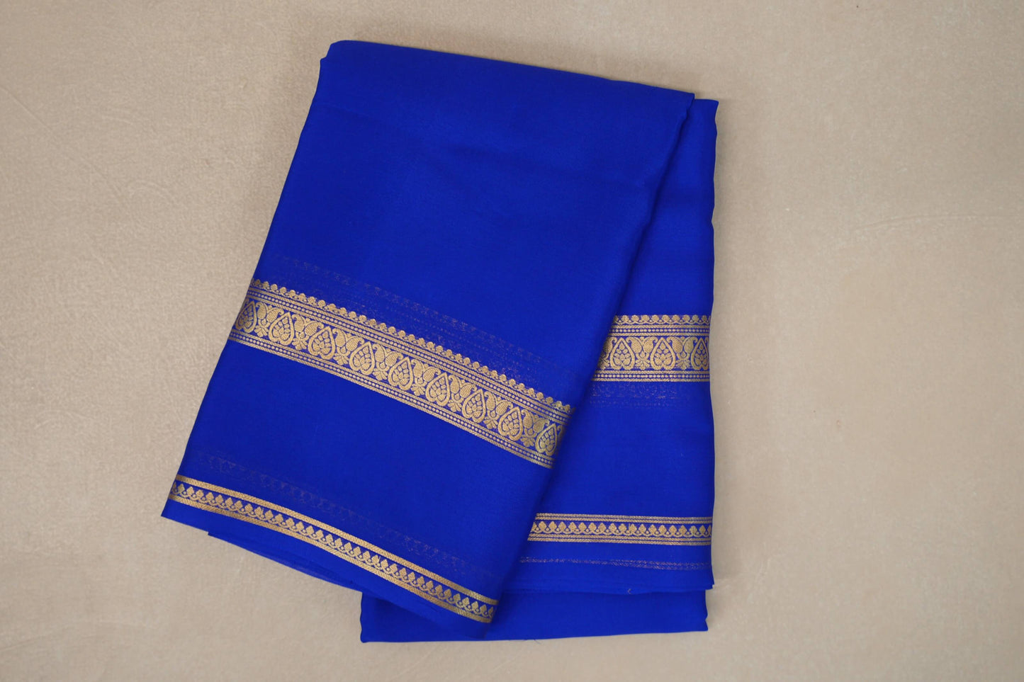 Royal Blue Mysore Silk Saree SS9444