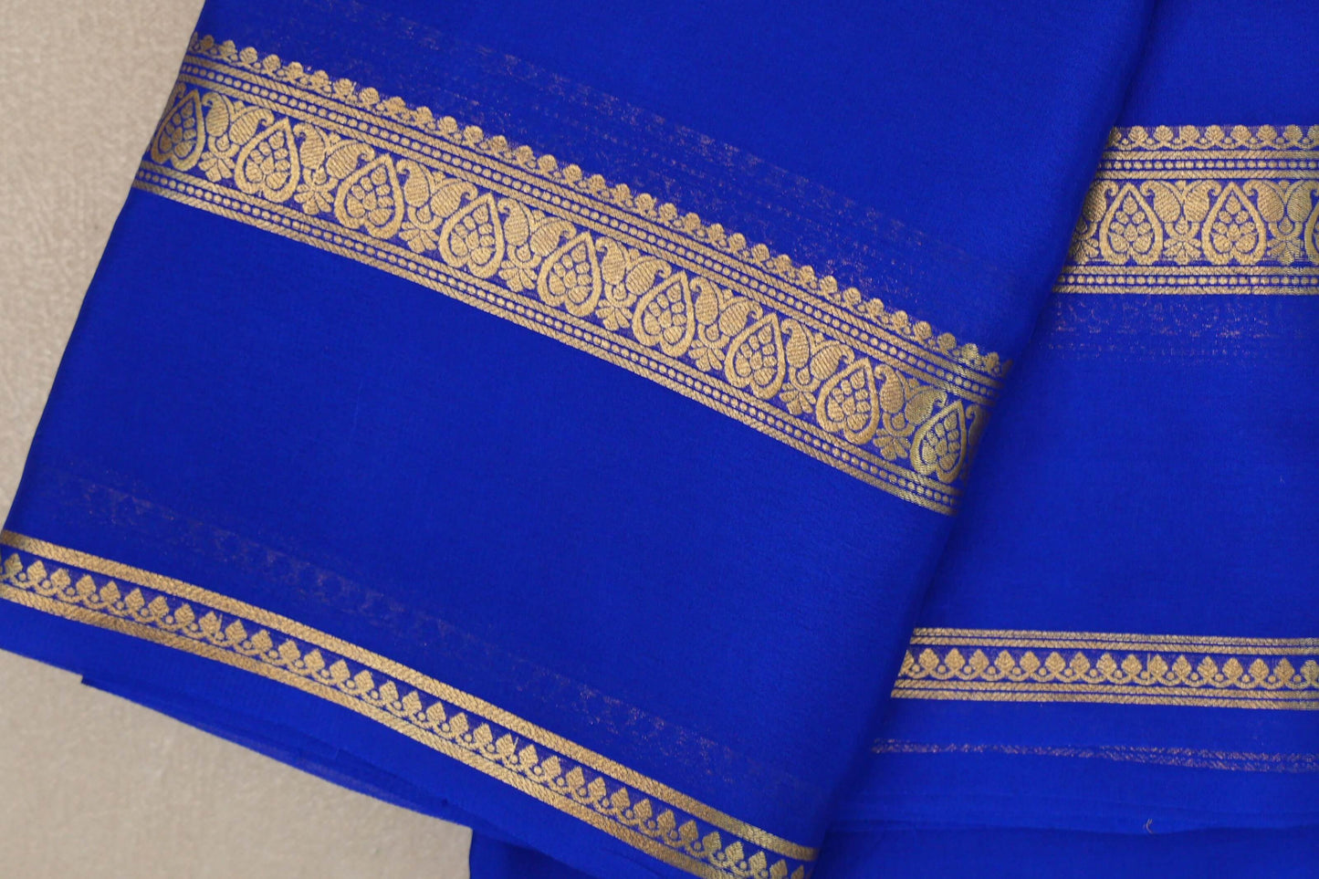 Royal Blue Mysore Silk Saree SS9444