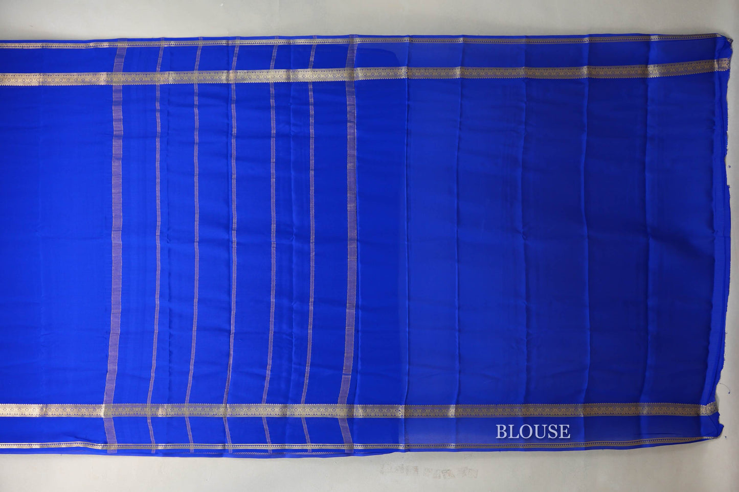 Royal Blue Mysore Silk Saree SS9444