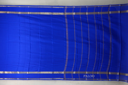 Royal Blue Mysore Silk Saree SS9444