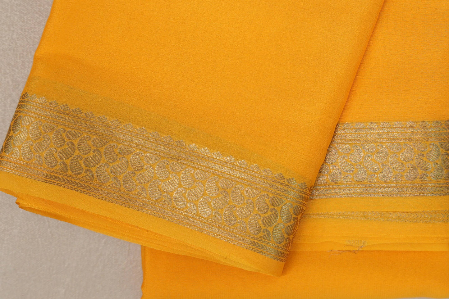 Yellow Mysore Silk Saree SS9447