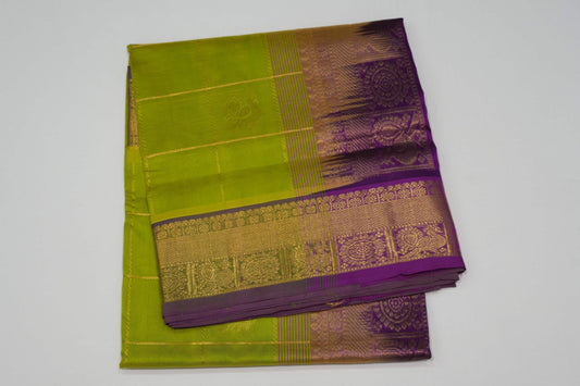 Elaichi green vintage silk cotton saree
