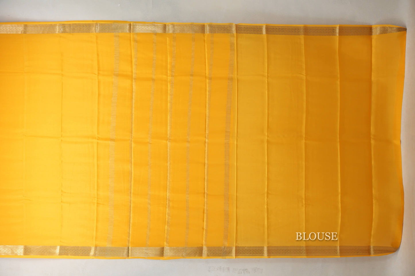 Yellow Mysore Silk Saree SS9447