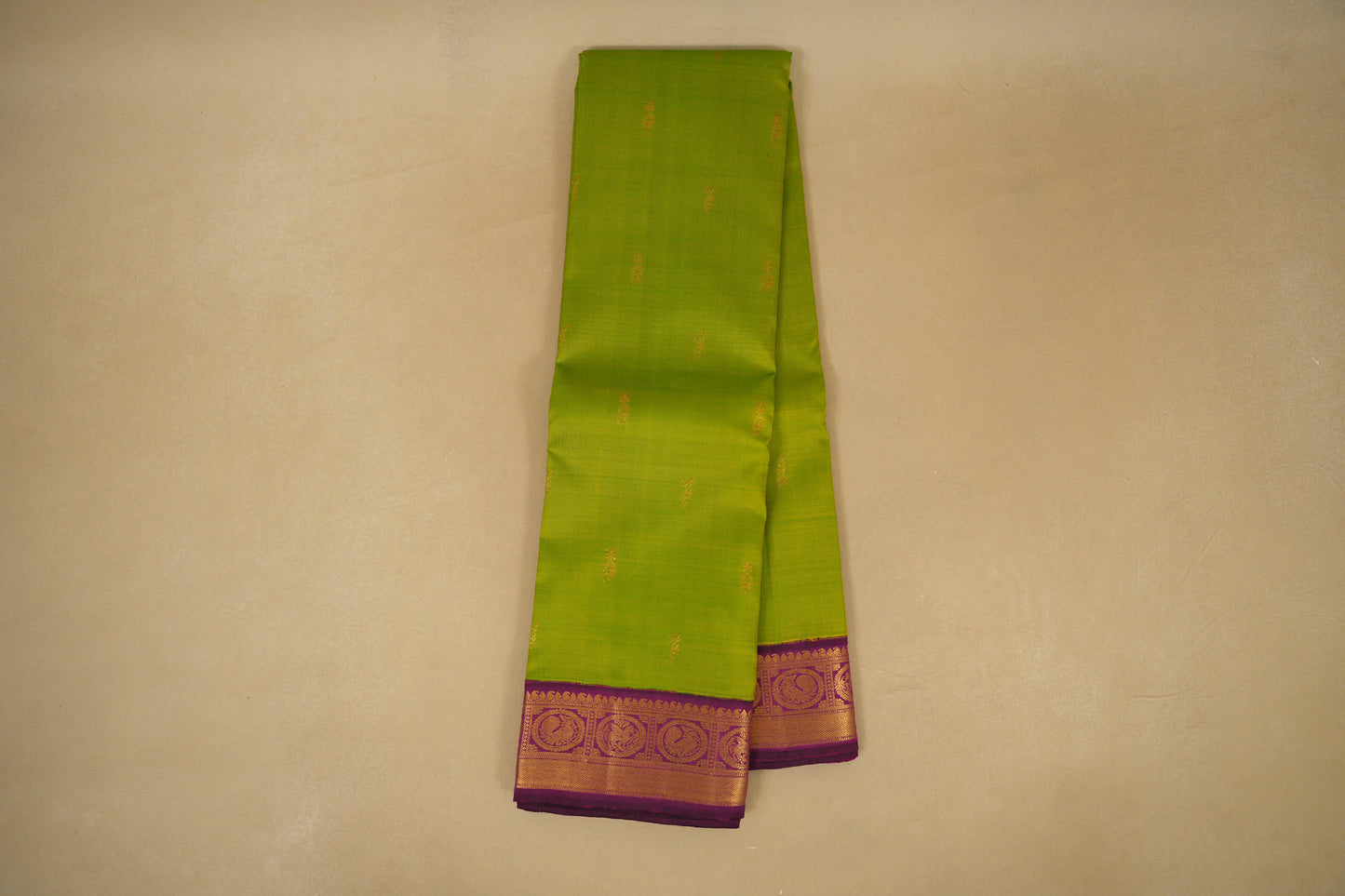 Fluorescent Green Vintage Kanjivaram Silk Saree online