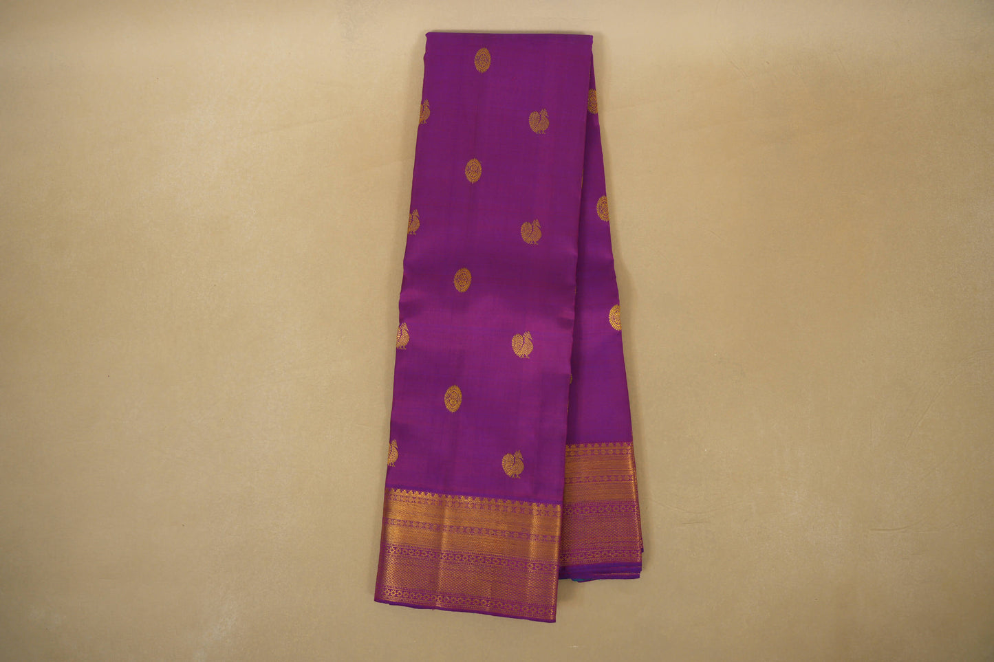 Purple Vintage Kanjivaram Silk Saree Online