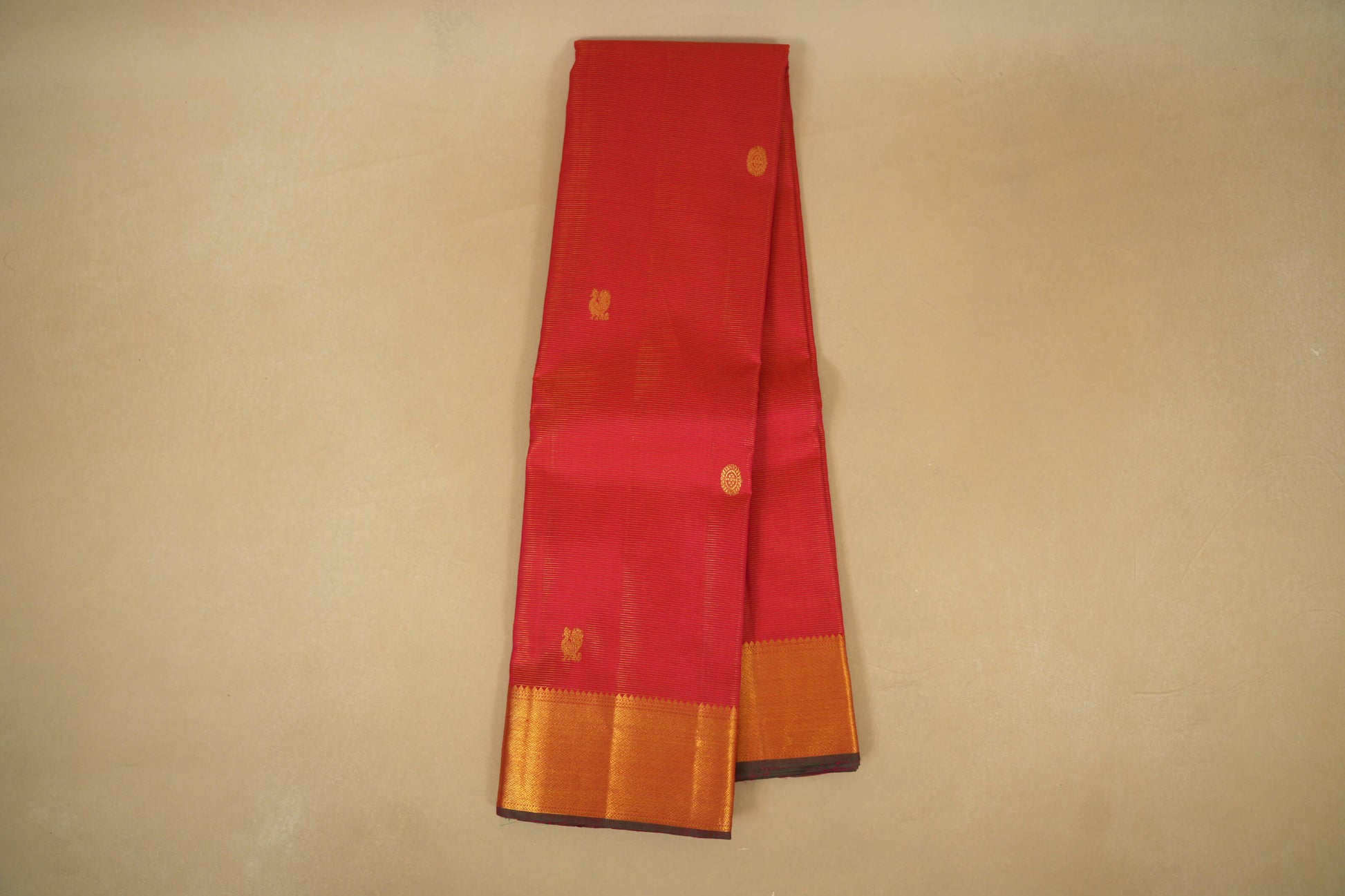Red Vintage Kanjivaram Silk Saree Online