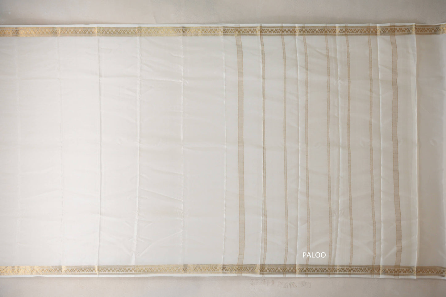 Cream Mysore Silk Saree SS9485
