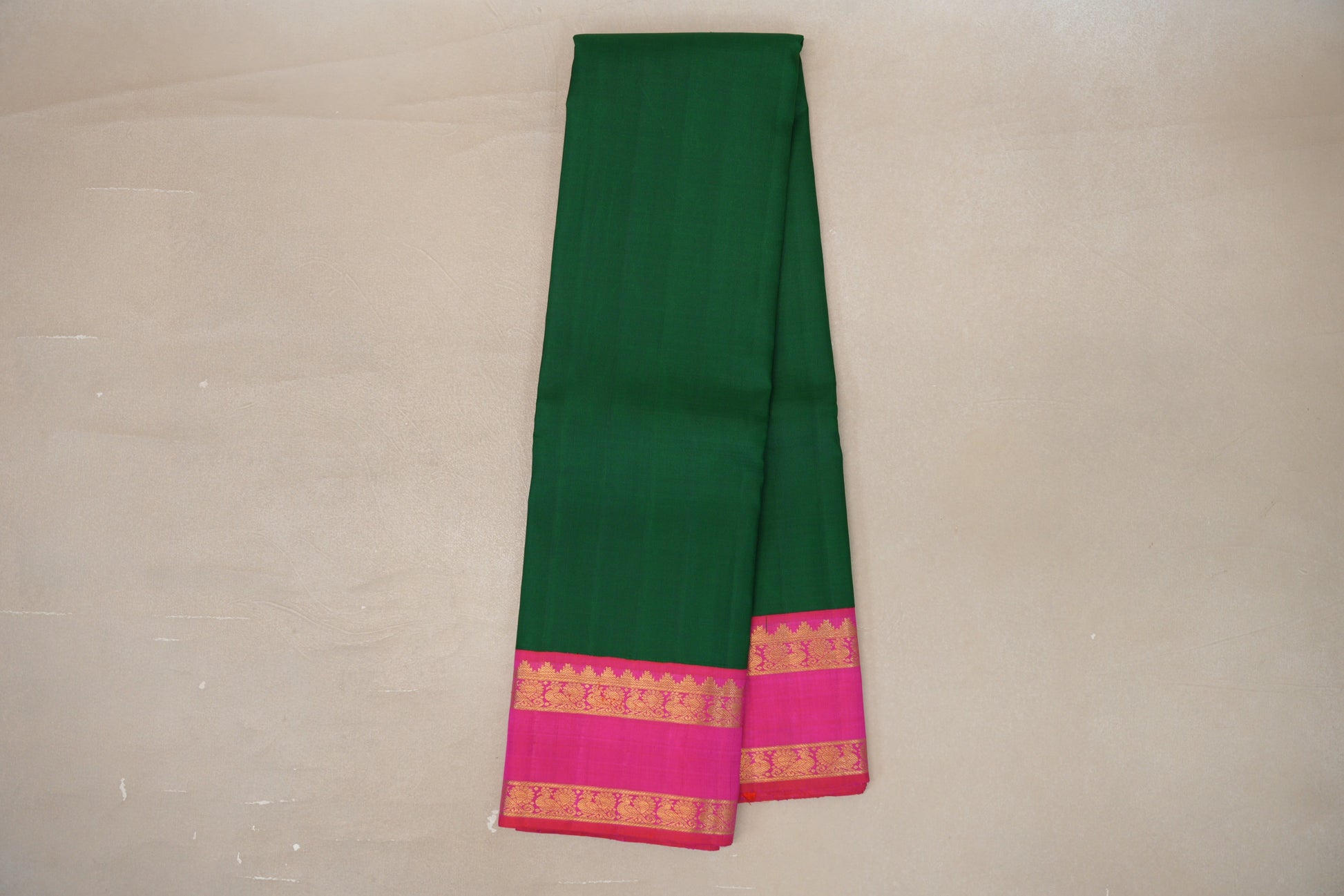 Dark Green Vintage Kanjivaram Silk Saree online