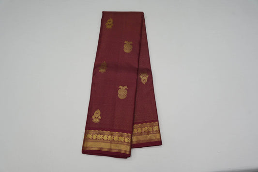 Online checked kanchipuram silk saree
