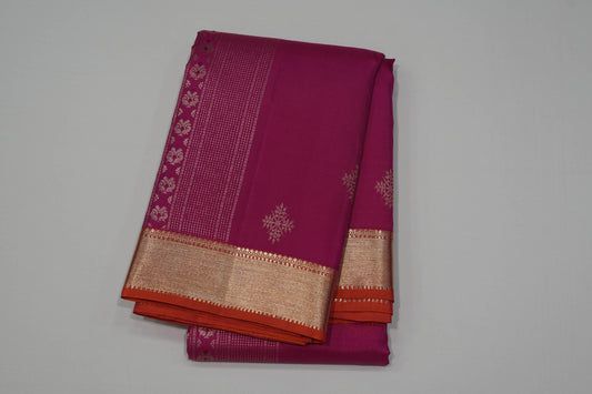 Pink  kanchipuram silk saree
