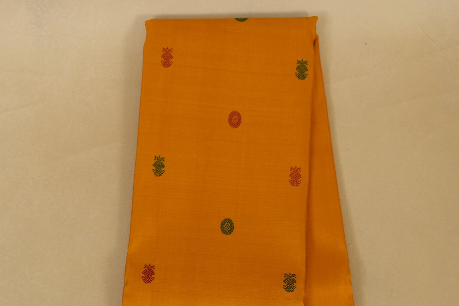 Mustard Vintage Kanjivaram Silk Saree body