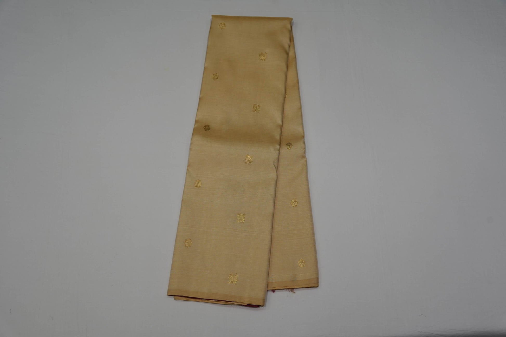 Borderless kanchipuram silk saree