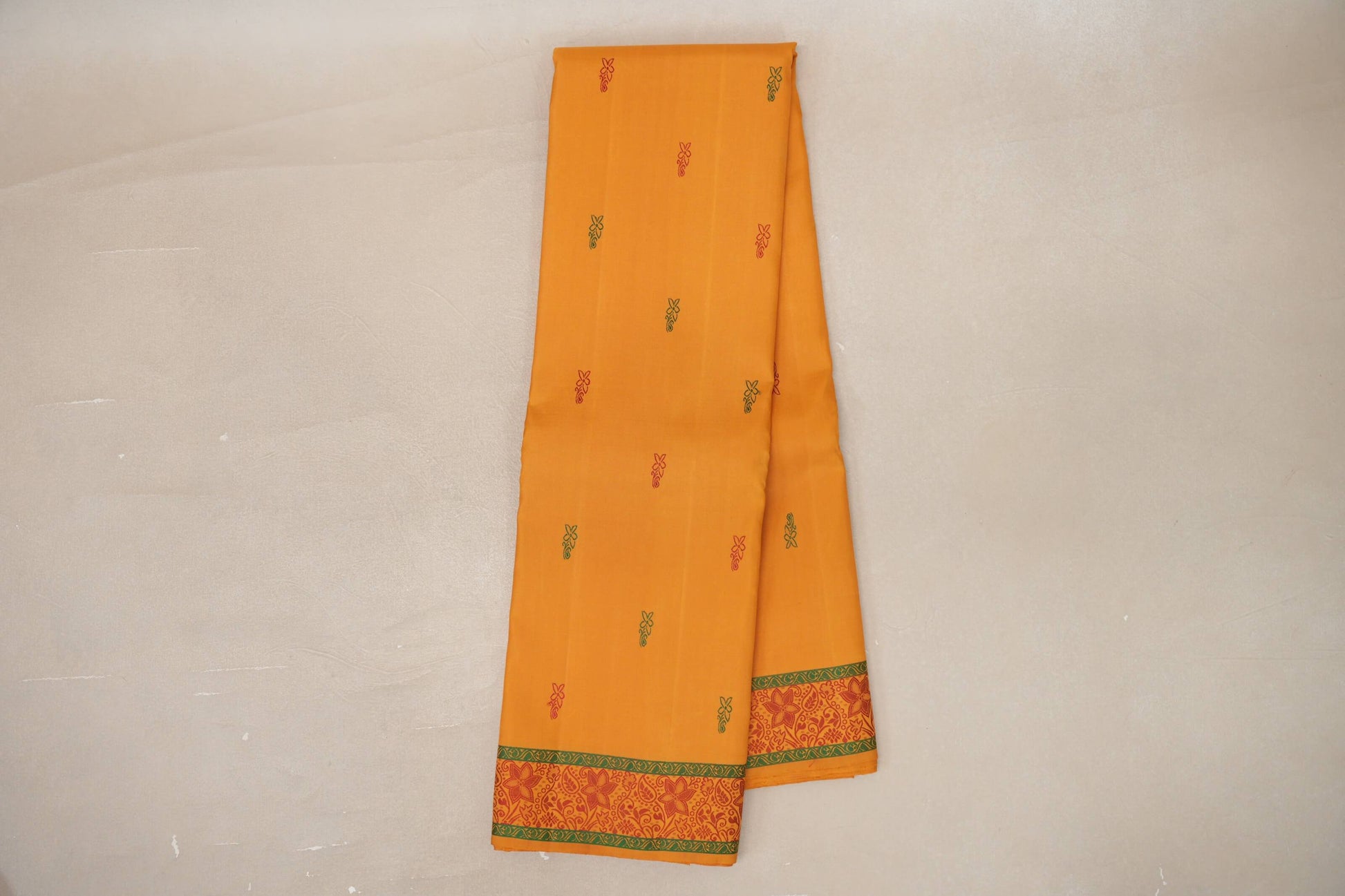 Mustard Thread Woven Kanjivaram Silk Saree  online