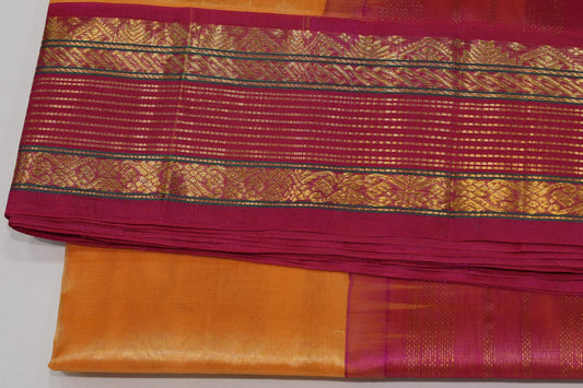 Online plain silk cotton saree