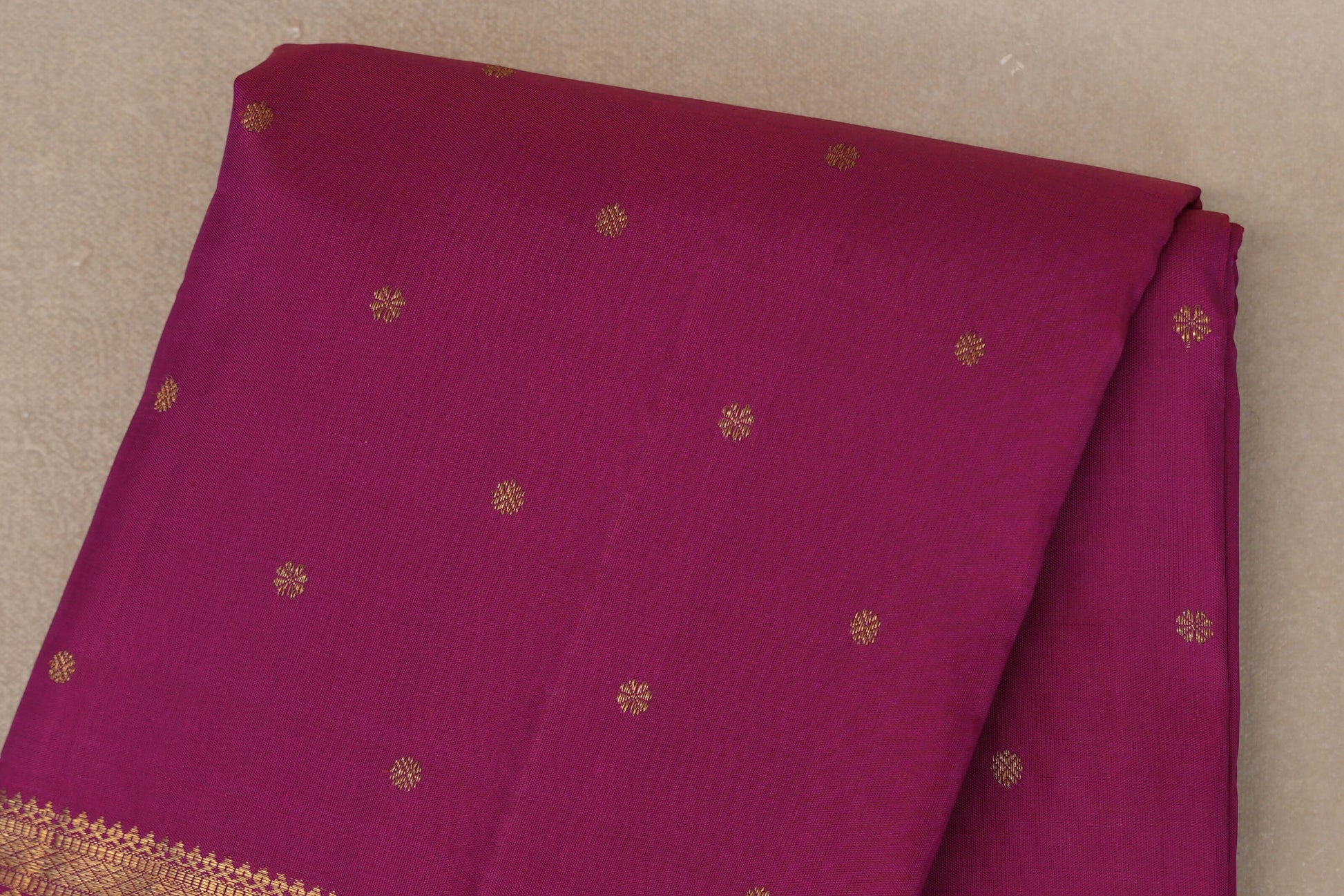 Rani Pink Vintage Heirloom Kanjivaram Silk Saree body