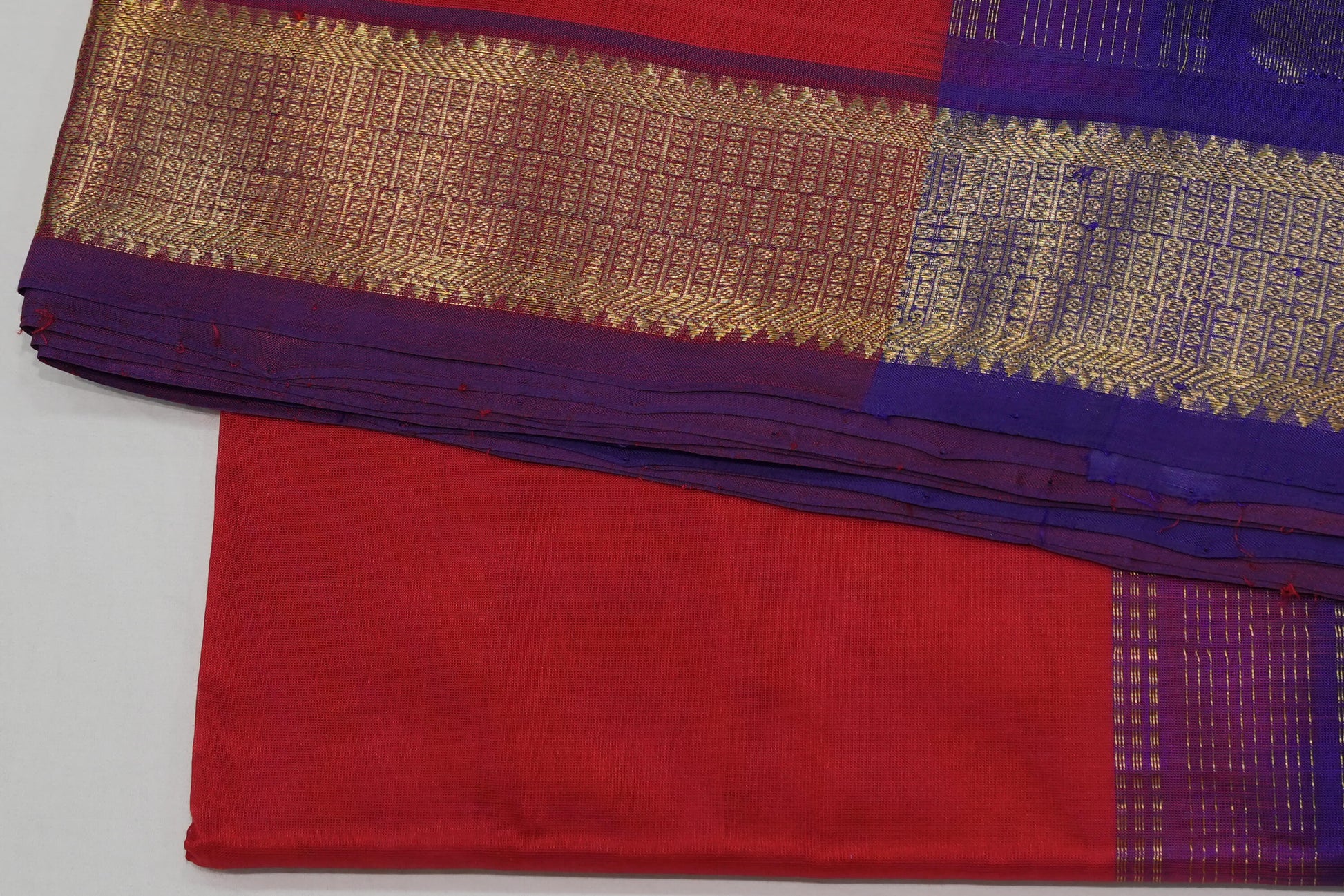 Online plain silk cotton saree
