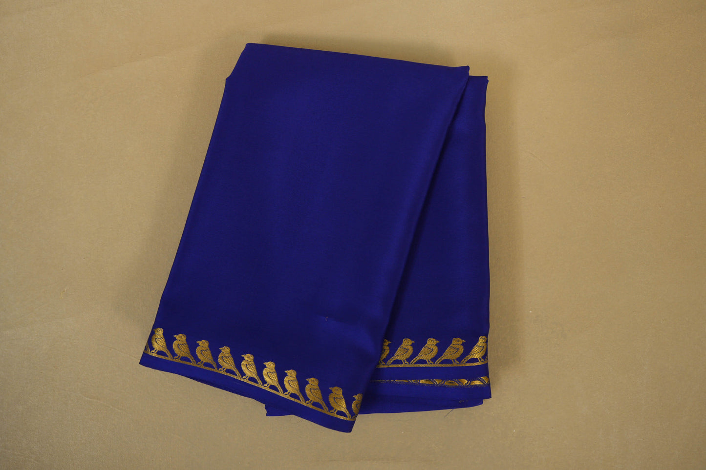 Blue Mysore Silk Saree