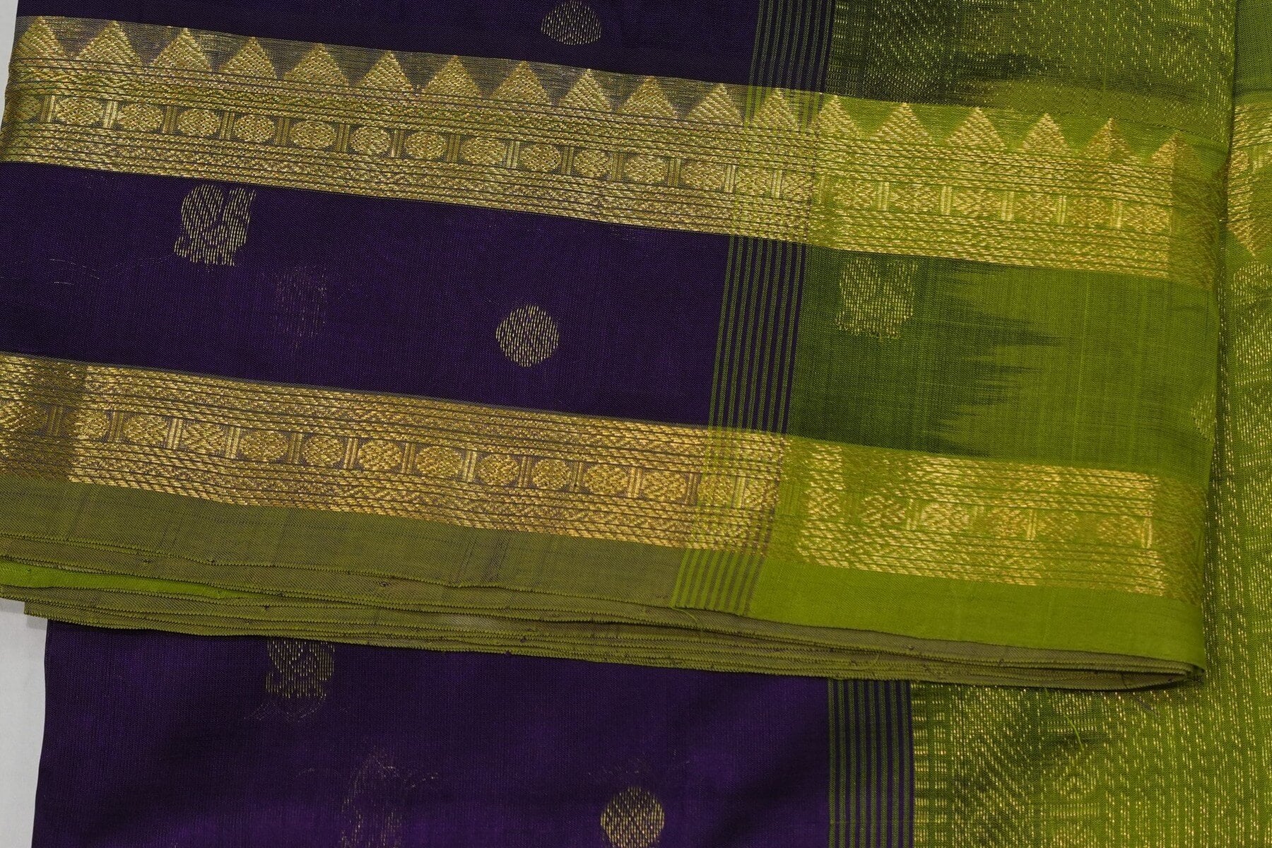 Online nine and half yards madisar silk cotton saree