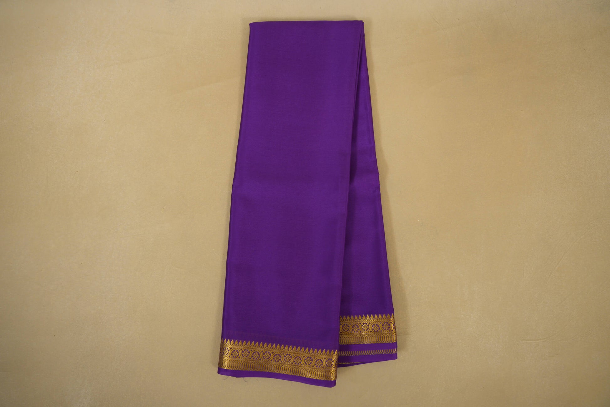 Online Purple Mysore Silk Saree