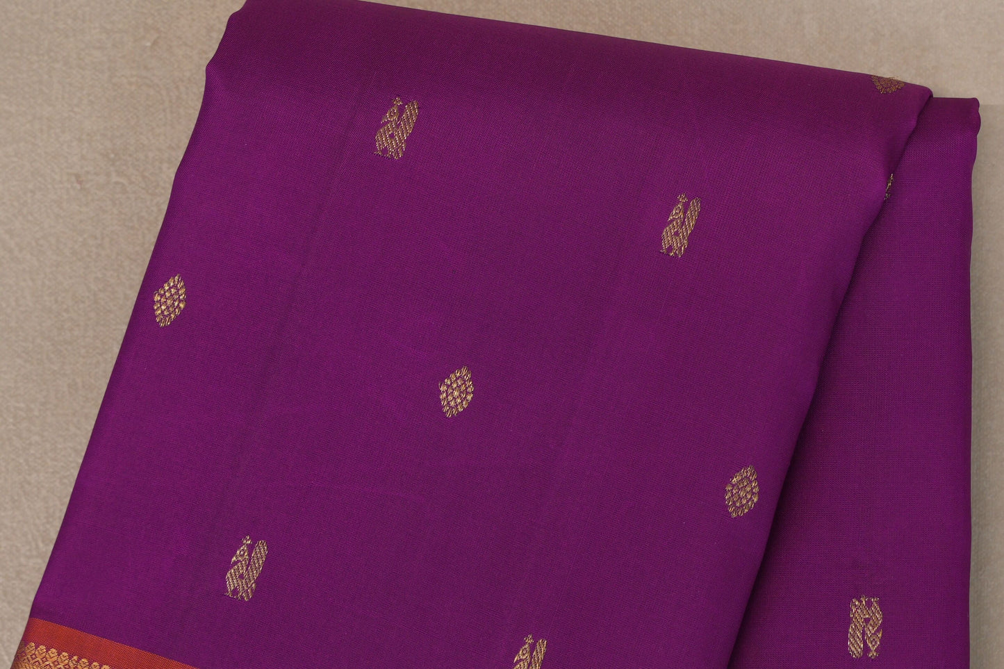 Deep Magenta Vintage Kanjivaram Silk Saree SS9547