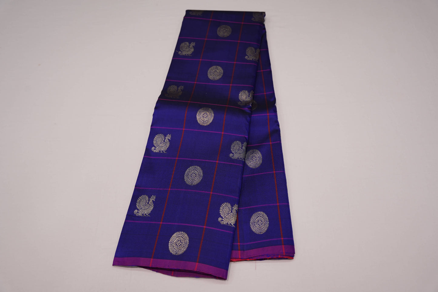 Borderless vintage kanchipuram silk saree