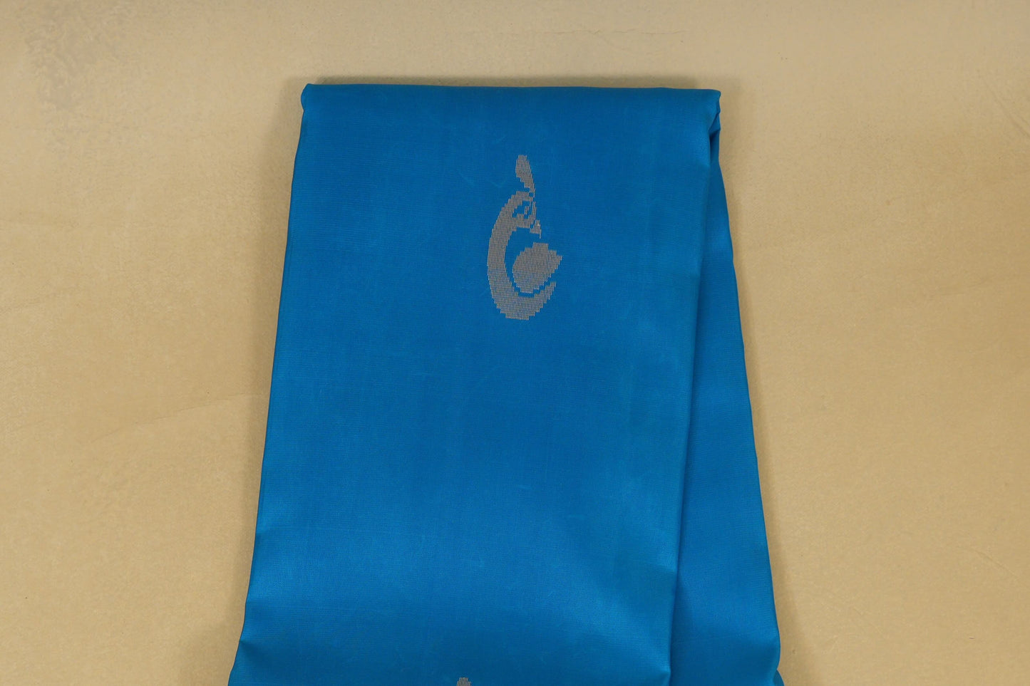 Bright Blue  Light Weight Kanchipuram Silk Saree body zoom