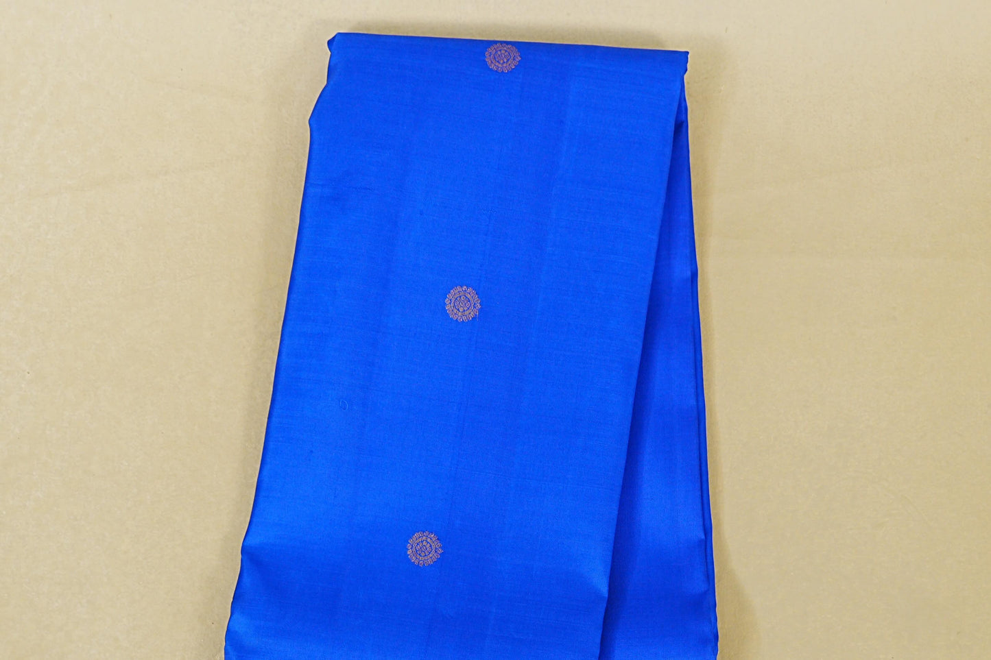 Royal Blue Vintage Kanjivaram Silk Saree  body zoom