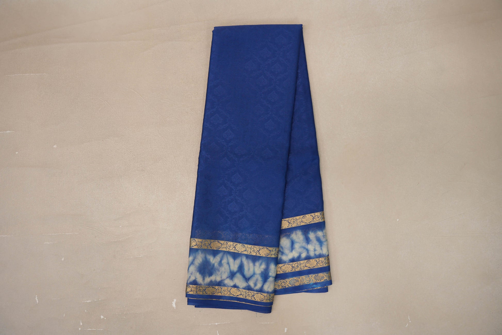 Online Ink Blue Mysore Silk Saree