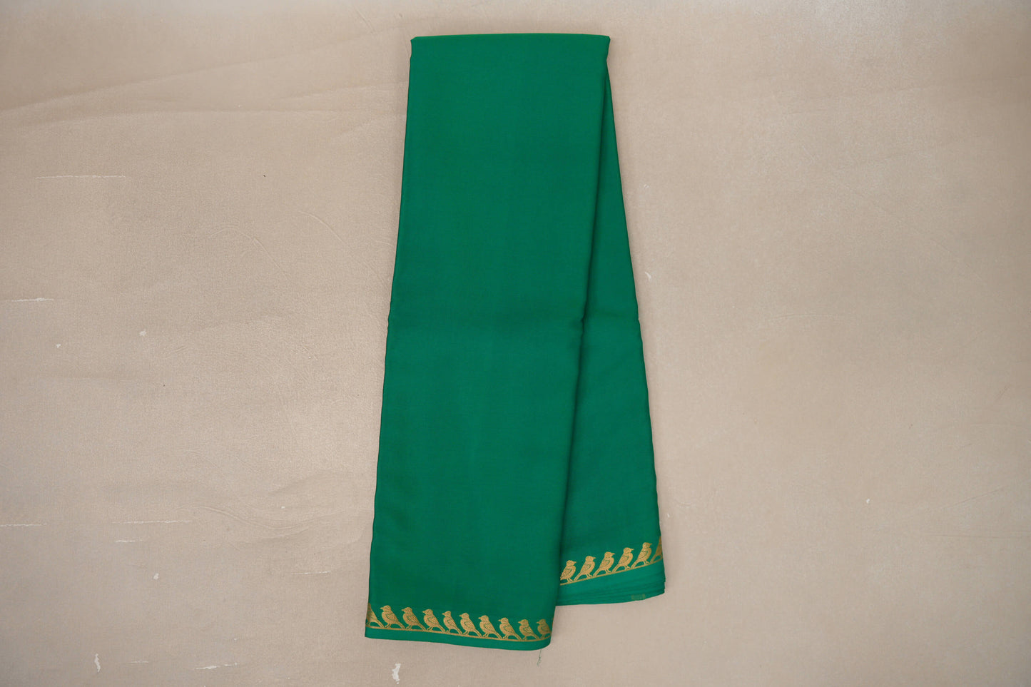 Online Emerald Green Mysore Silk Saree