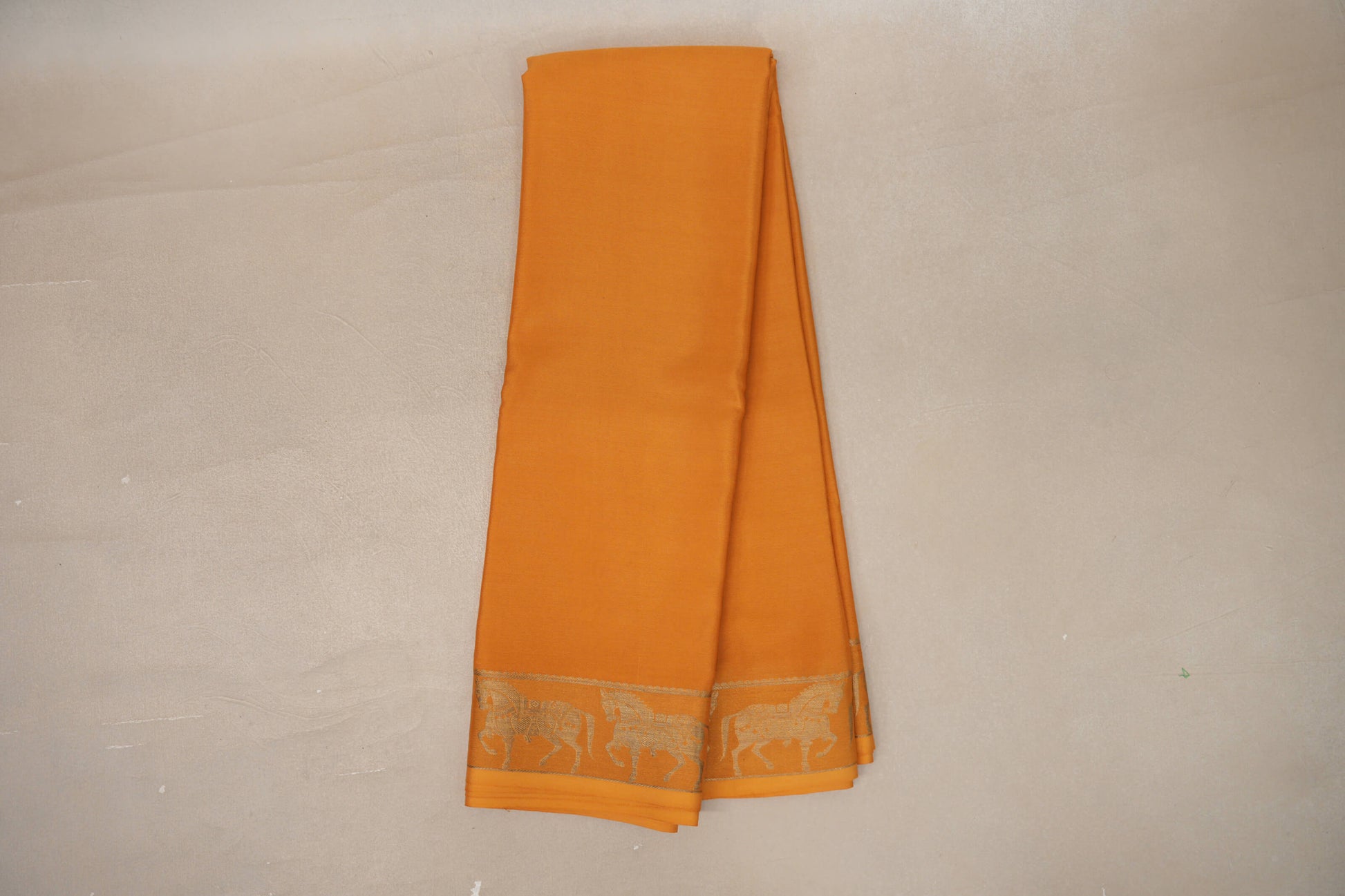 Online Oil Mustard Mysore Silk Saree