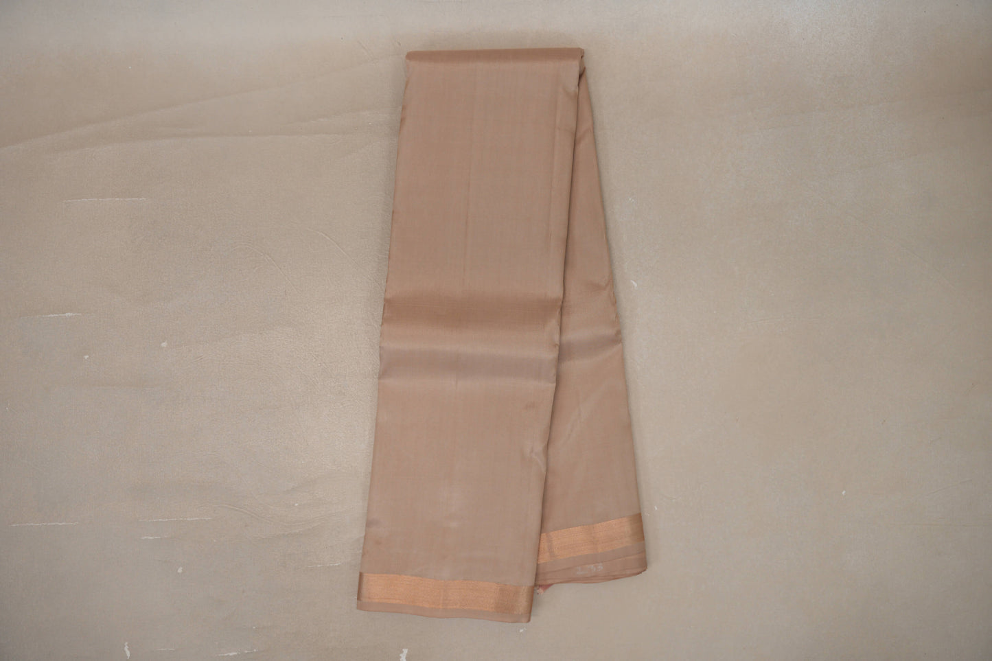 Dark Beige Light Weight Kanjivaram Silk Saree SS9629