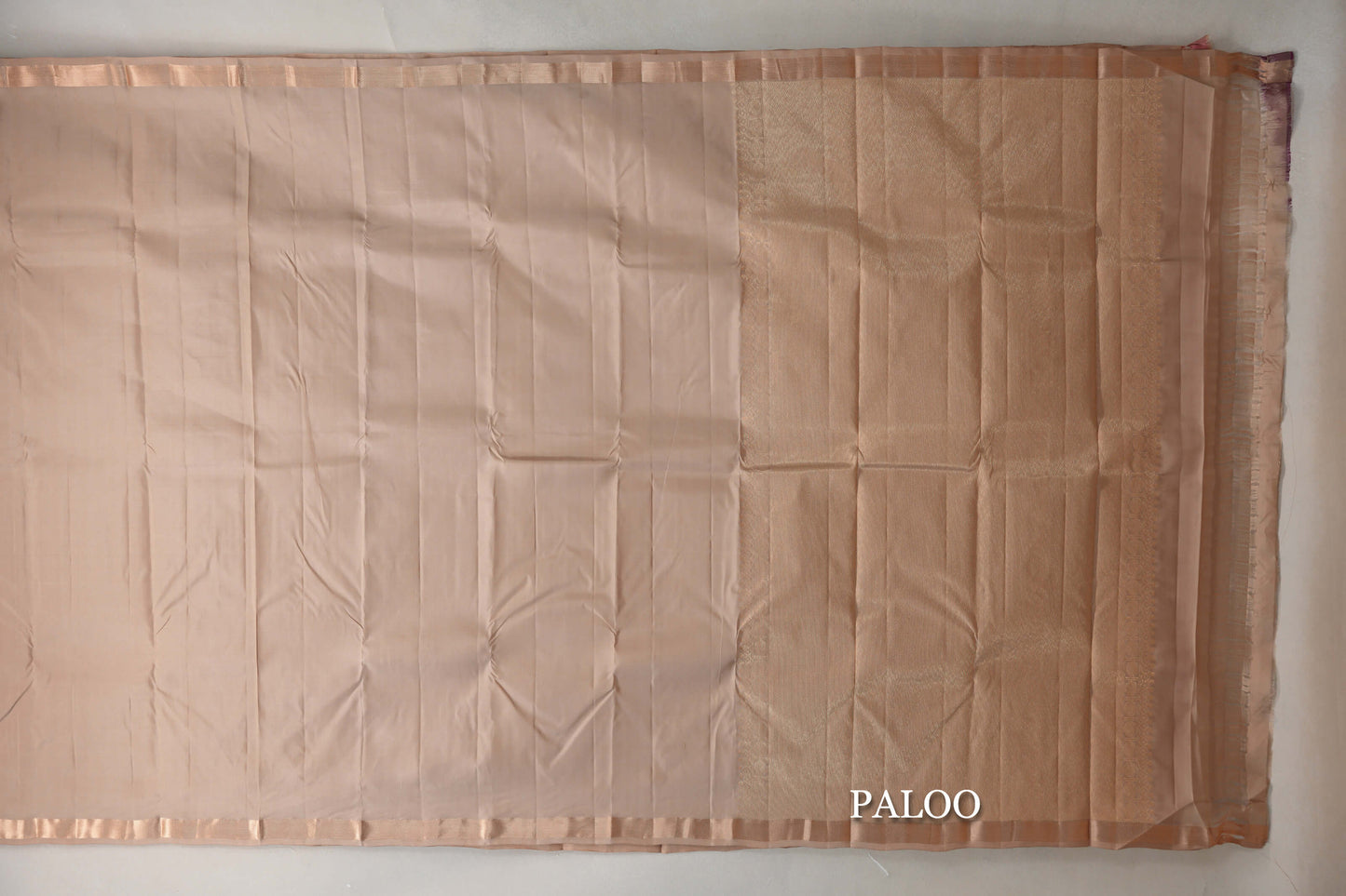 Dark Beige Light Weight Kanjivaram Silk Saree SS9629