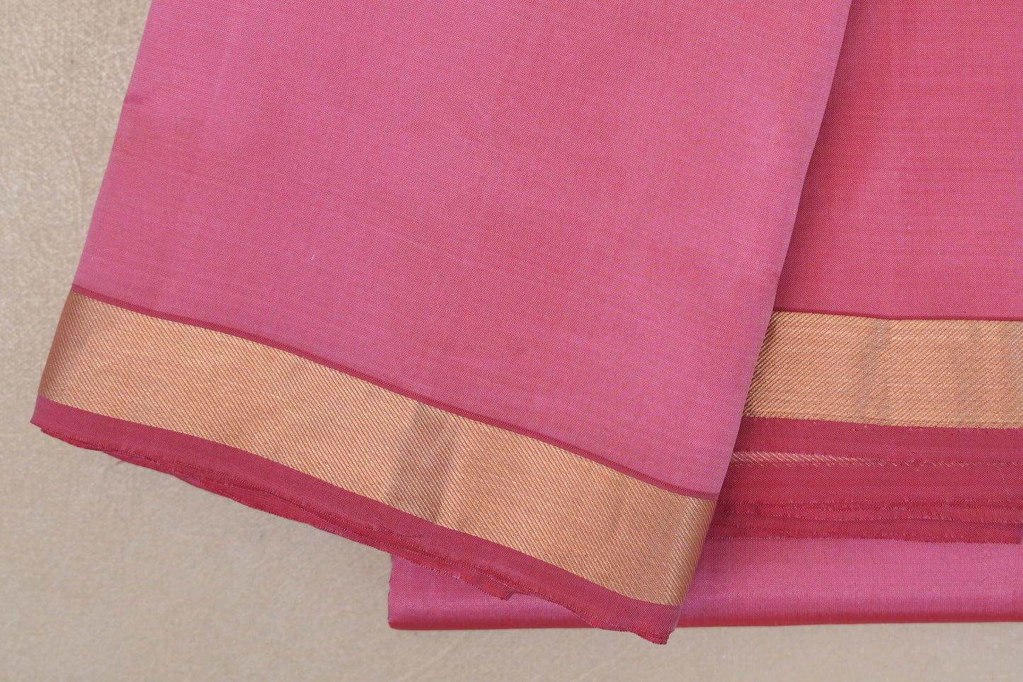 Rose Pink Light Weight Kanjivaram Silk Saree SS9630