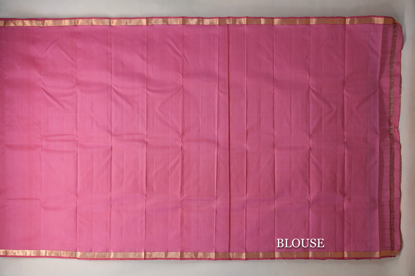 Rose Pink Light Weight Kanjivaram Silk Saree SS9630