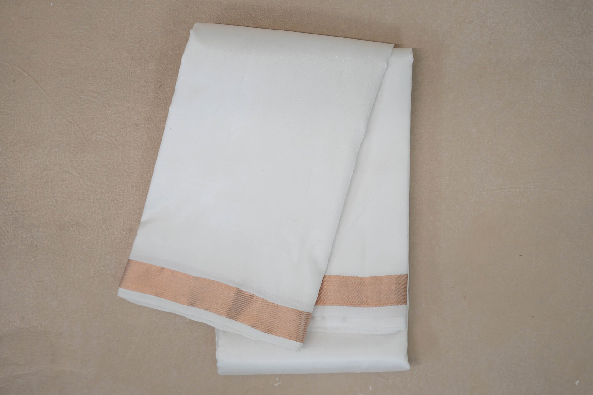 Milk White Light Weight Kanjivaram Silk Saree