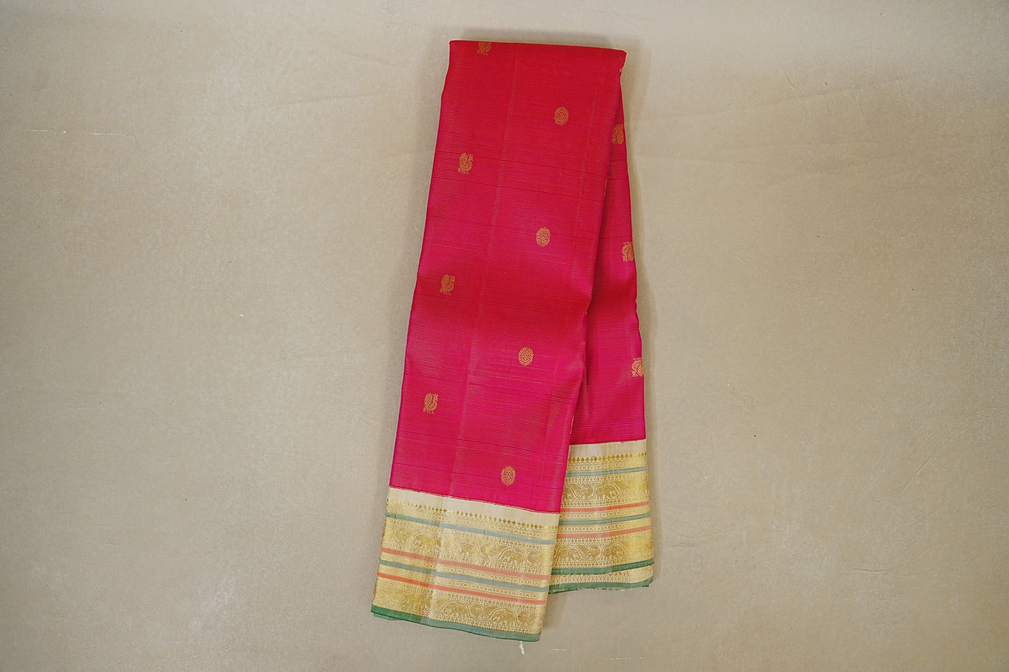 Rani Pink Vintage Kanjivaram Silk Saree online