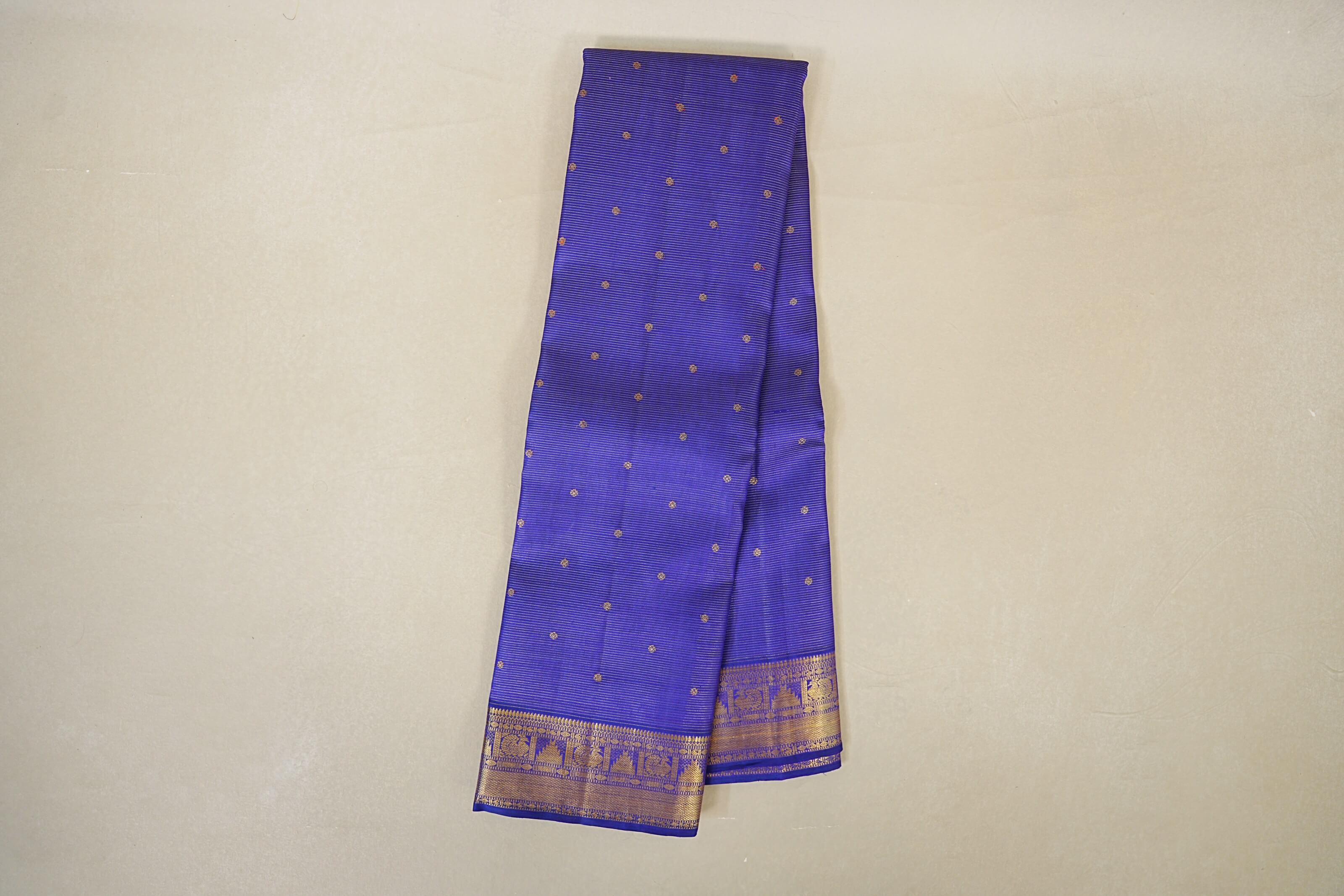 Royal Blue Heirloom Kanjivaram Silk Saree  online