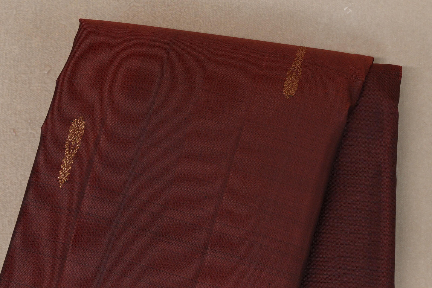 Coffee Bean Brown Vintage Kanjivaram Silk Saree body