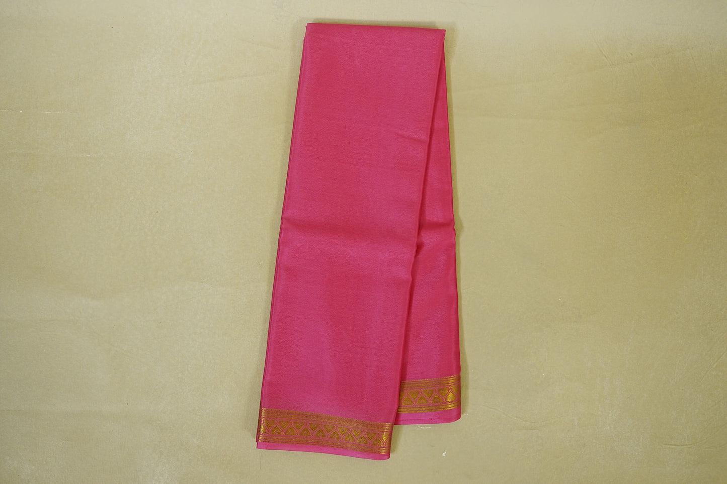 Pink Mysore Silk Saree