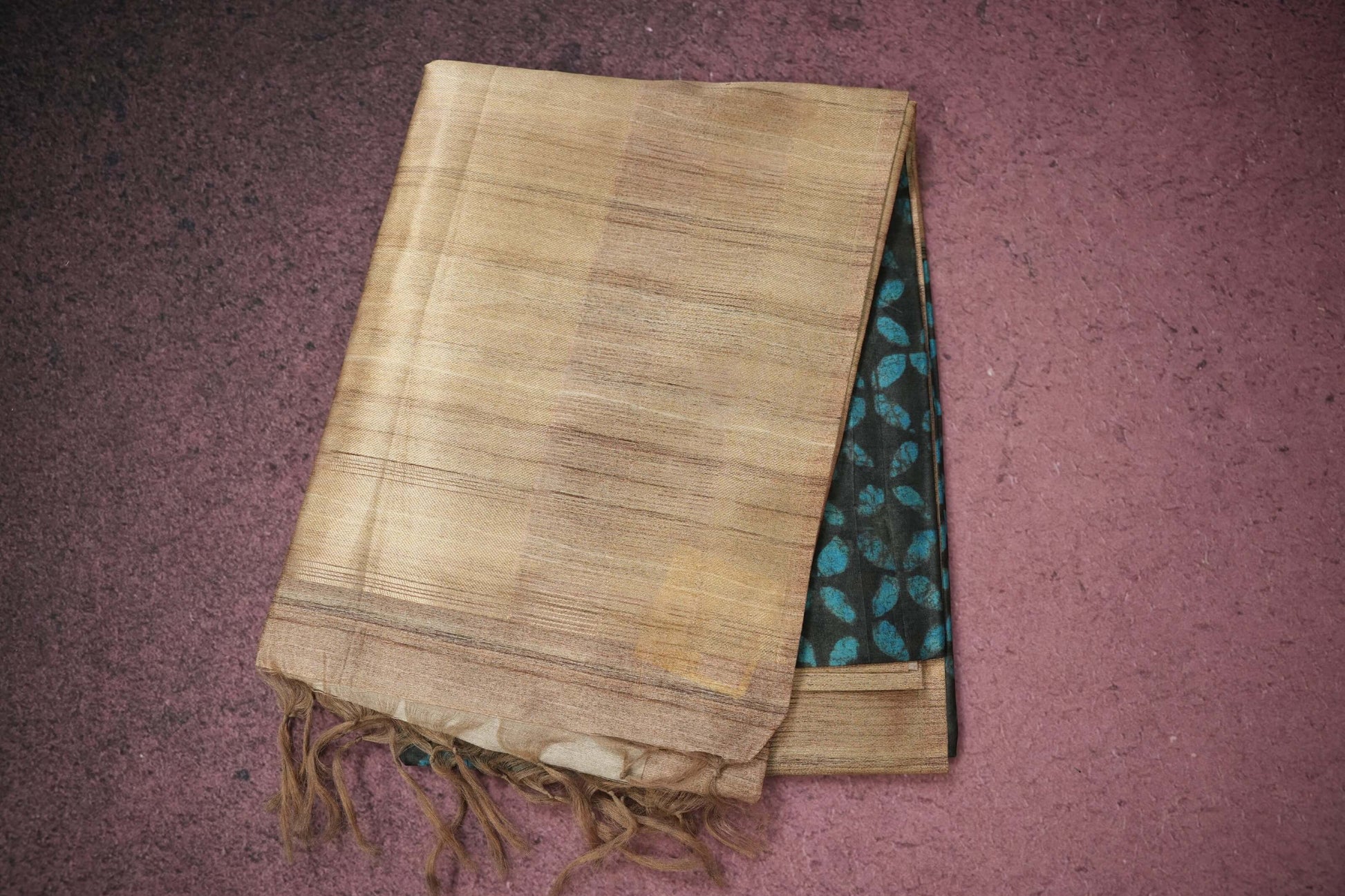  Multi colored semi tussar silk saree