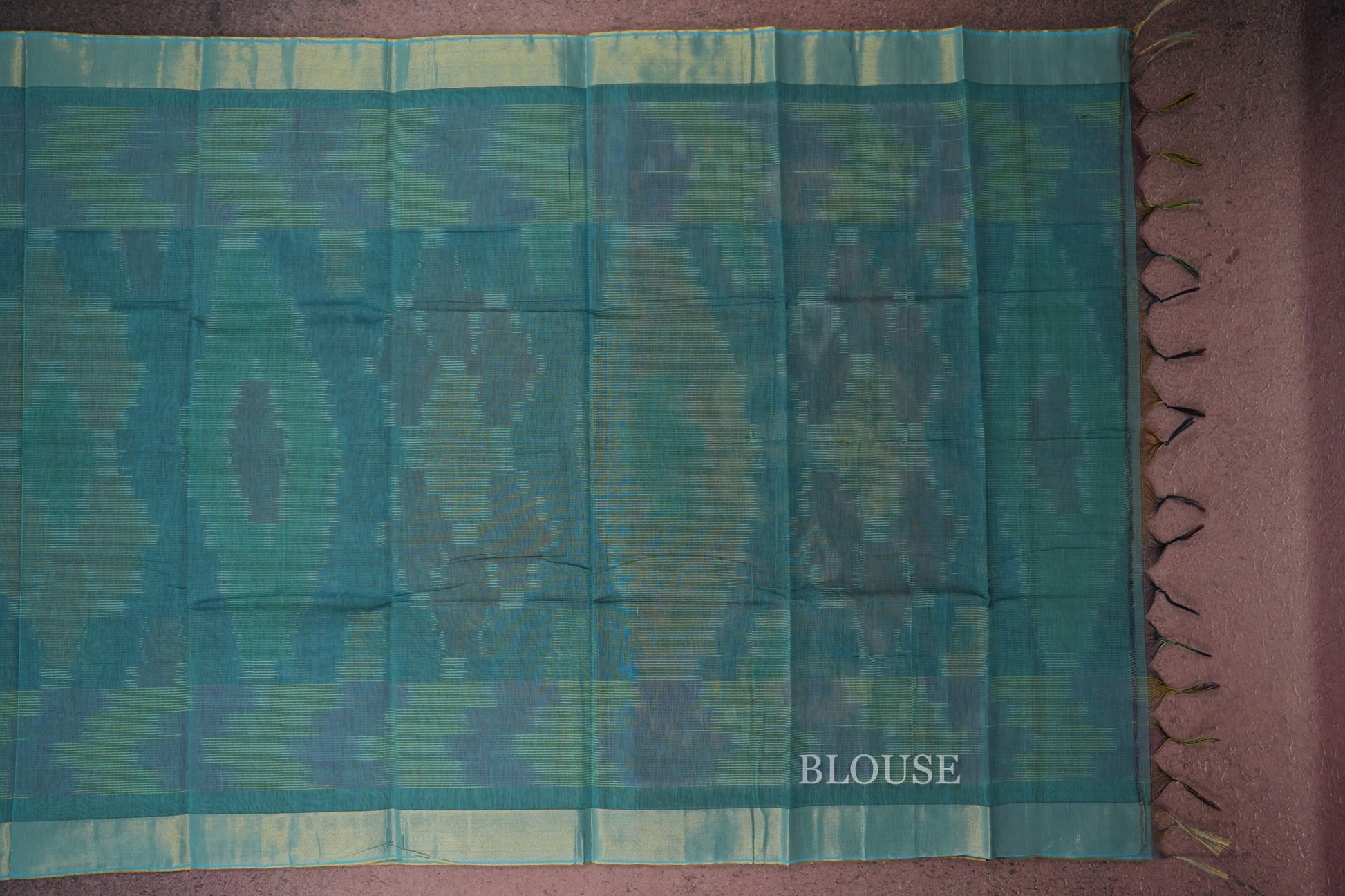 Online semi tussar silk saree blouse