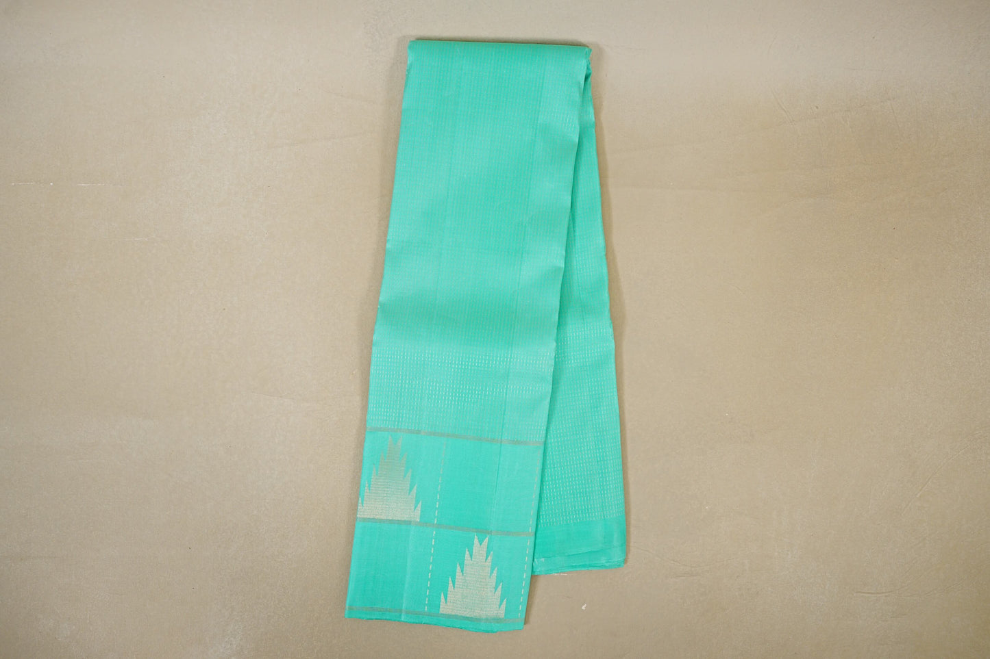 Aqua Green Light Weight Kanchipuram Silk Saree online
