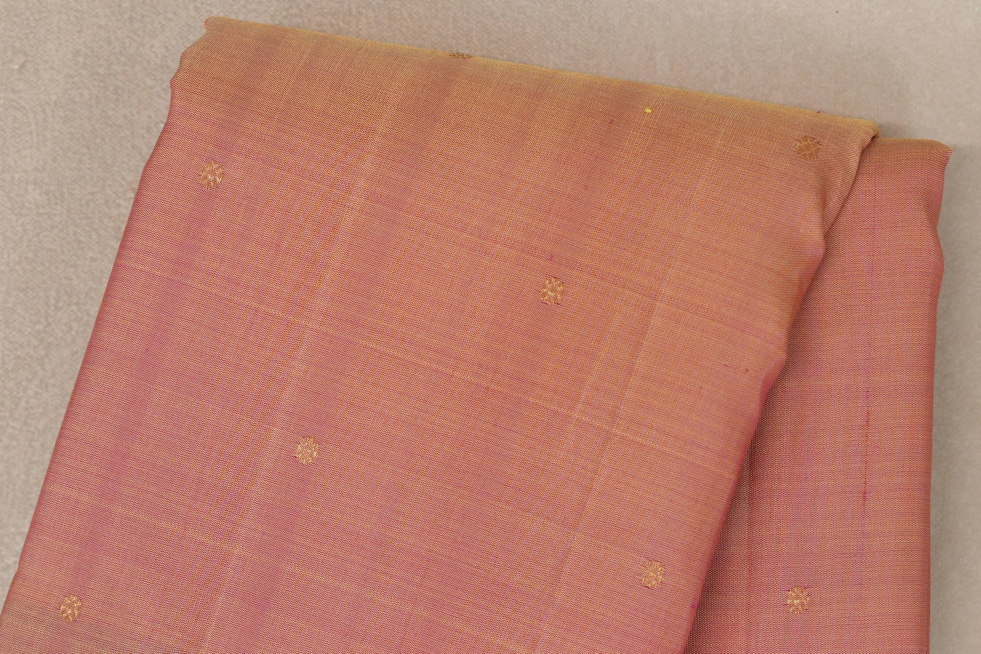 Dual Tone of Yellow & Green Vintage Kanjivaram Silk Saree body