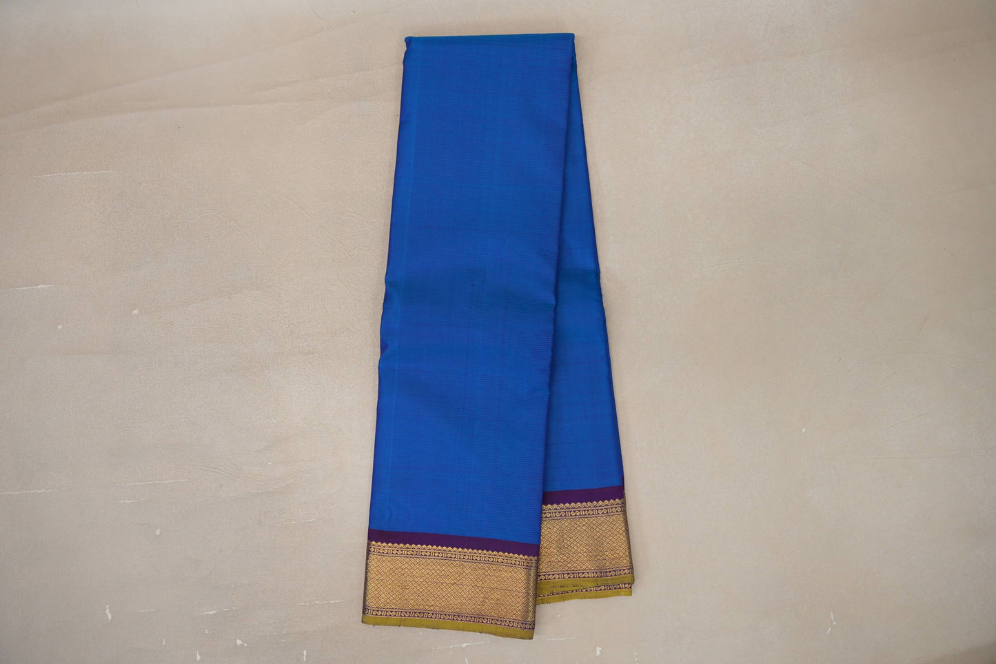 Classic Blue Vintage Kanjivaram Silk Saree SS9681