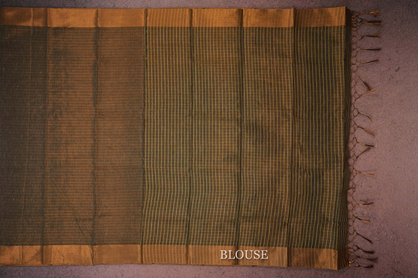 Semi linen saree SS7447