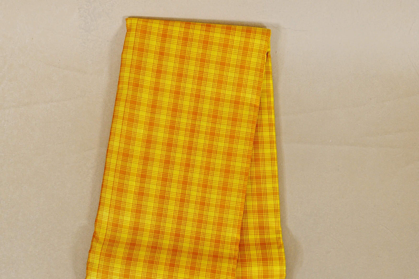 Mustard Yellow Vintage Kanjivaram Silk Saree body zoom