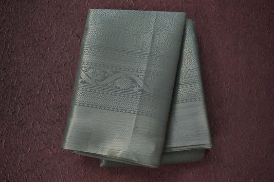 Blue/Grey semi silk saree