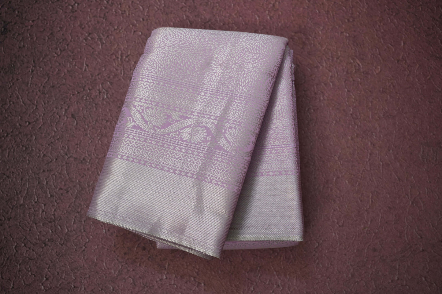  pastel pink semi silk saree