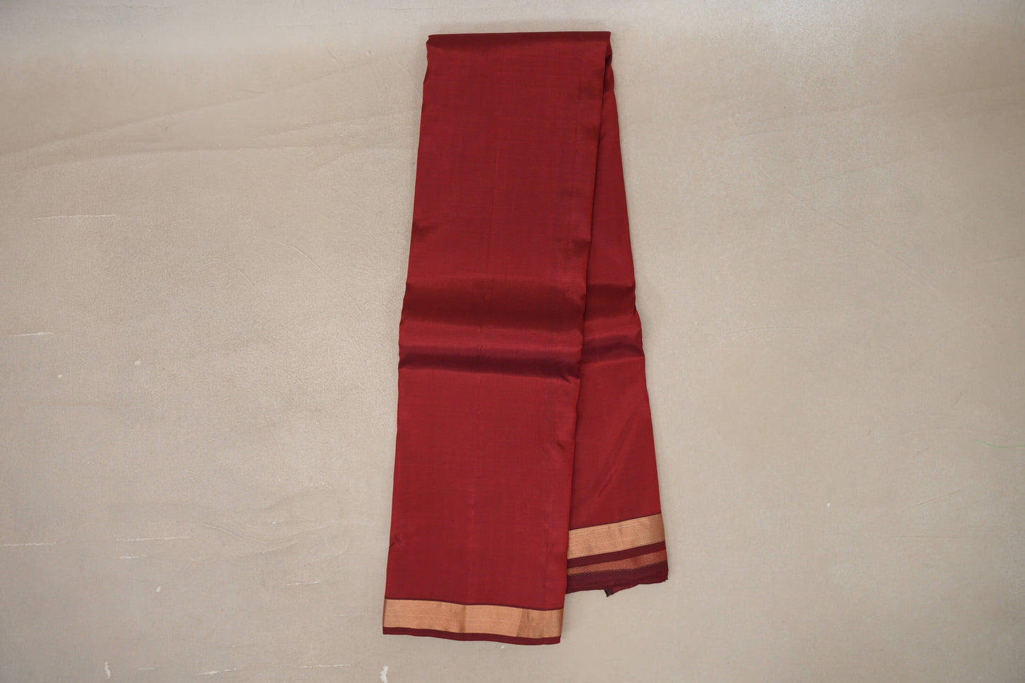 Deep Red Light Weight Kanjivaram Silk Saree